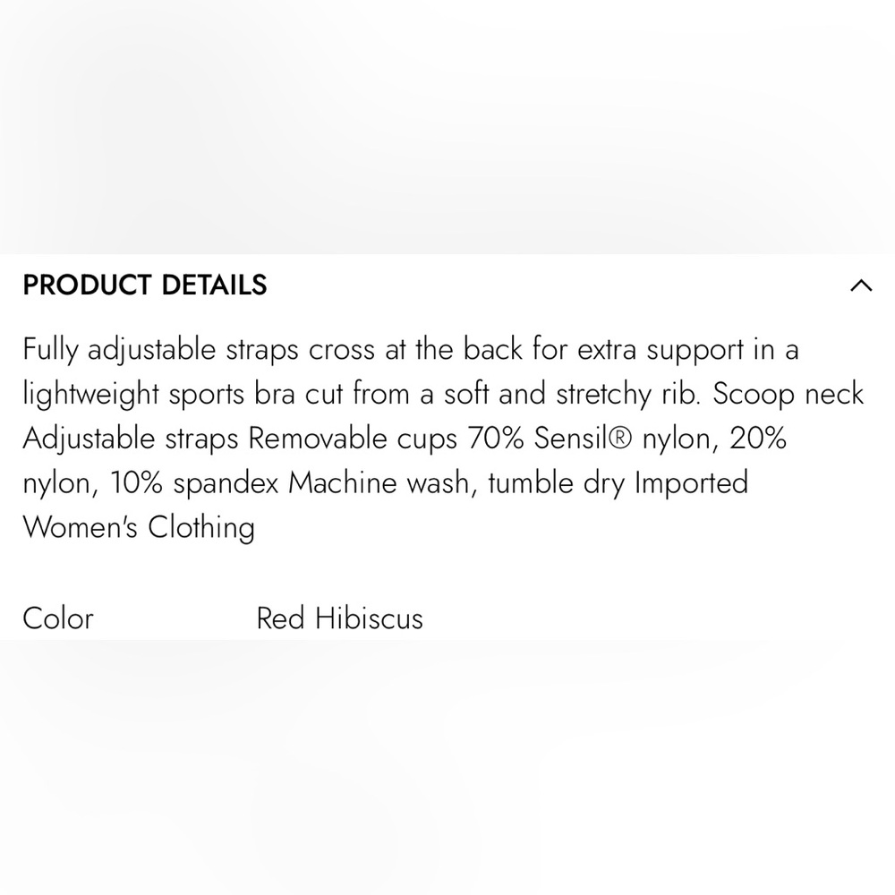 ZELLA Crossback Sports Bra - Picture 8 of 8